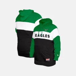 New Era Kelly Eagles Colorblocked Hoodie