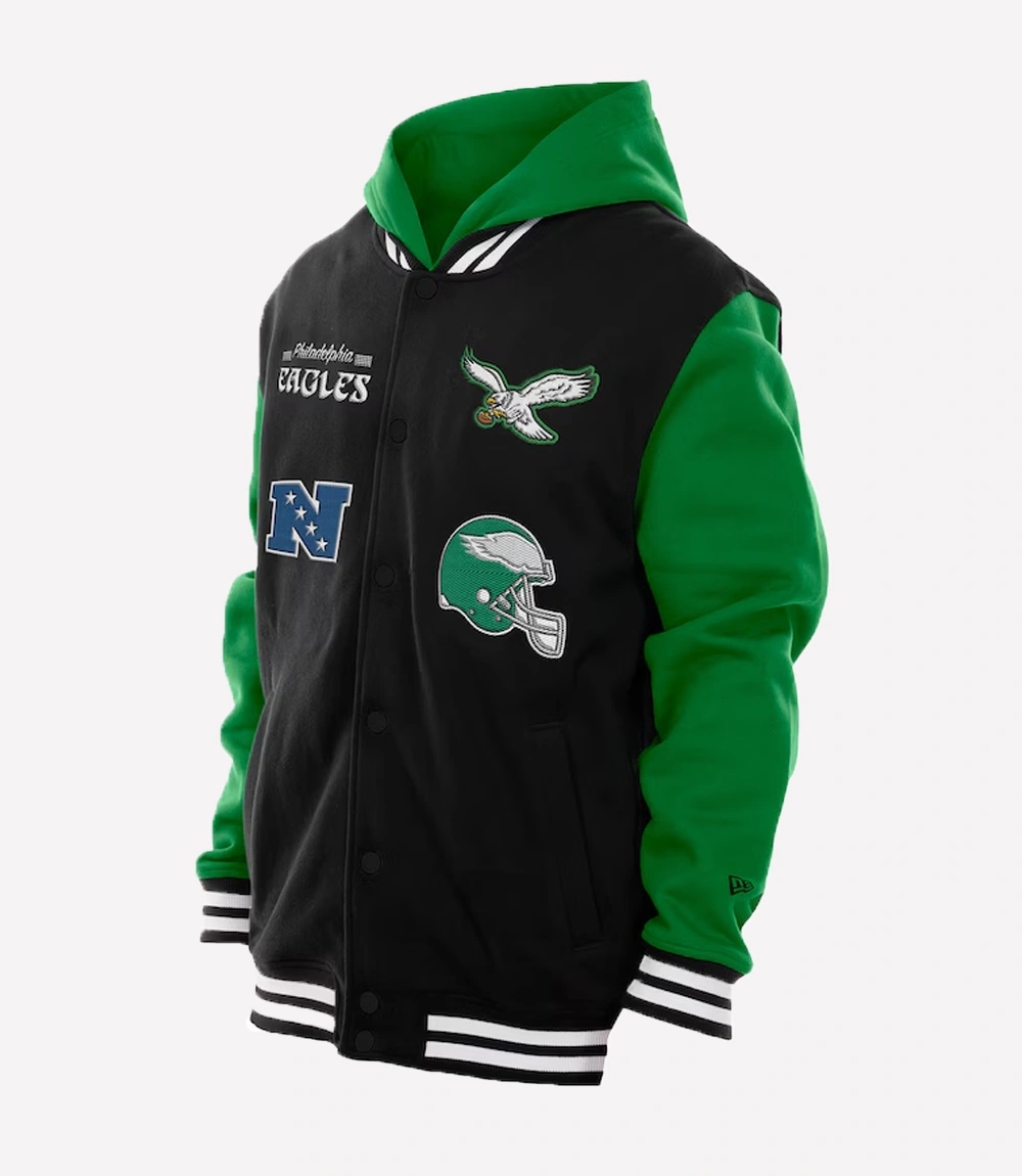 New Era Philadelphia Eagles Hoodie Green Jacket New Era Green Philadelphia Eagles Hoodie Jacket