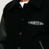Stussy Globe Varsity Black Jacket
