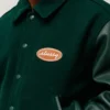 Stussy Script Oval Green Jacket