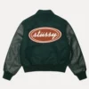 Stussy Script Oval Jacket Green