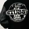 Stussy Black Globe Varsity Jacket