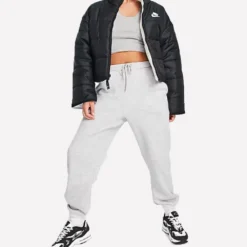 Black Nike Reversible Padded Fleece Jacket