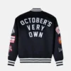 OVO x New Era x MLB Black Yankees Varsity Jacket