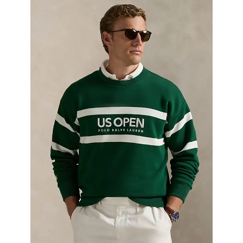 Polo Ralph Lauren US Open Vintage Fit Fleece Sweatshirt Polo Ralph Lauren US Open Vintage Fit Fleece Sweatshirt Green