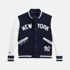 Preschool Polo Ralph Lauren Navy Yankees Jacket