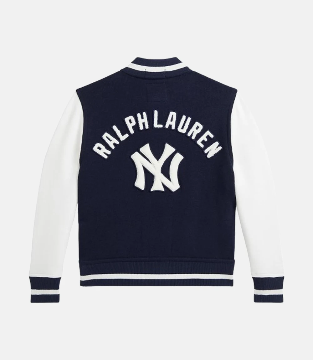 Preschool Polo Ralph Lauren Navy Yankees Jacket Preschool Polo Ralph Lauren Navy Yankees Navy lue Fleece Jacket