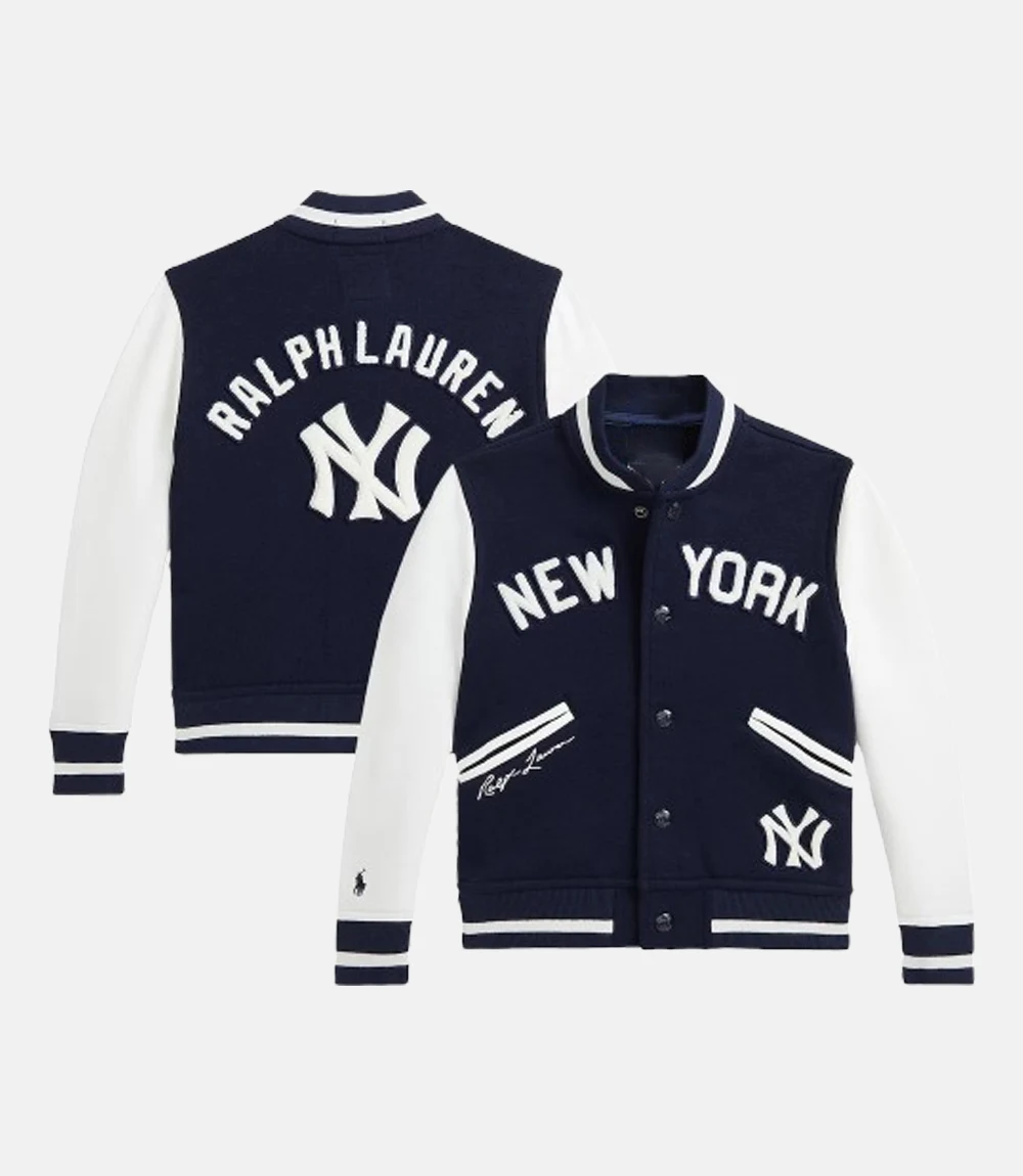 Preschool Polo Ralph Lauren Navy Yankees Navy lue Fleece Jacket Preschool Polo Ralph Lauren Navy Yankees Fleece Jacket Navy
