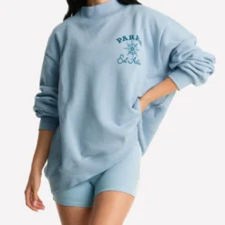 SET Parke Blue Mockneck