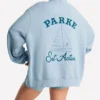 SET Parke Blue Mockneck Sweatshirt