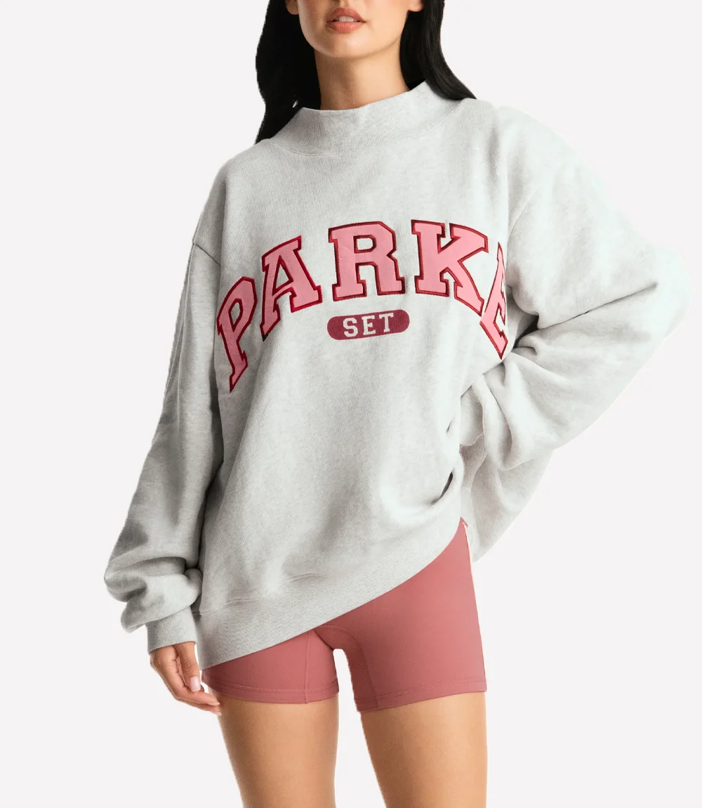 SET Active x Parke Varsity Mockneck Sweatshirt SET Active x Parke Sweatshirt