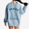 SET x Parke Blue Mockneck Sweatshirt