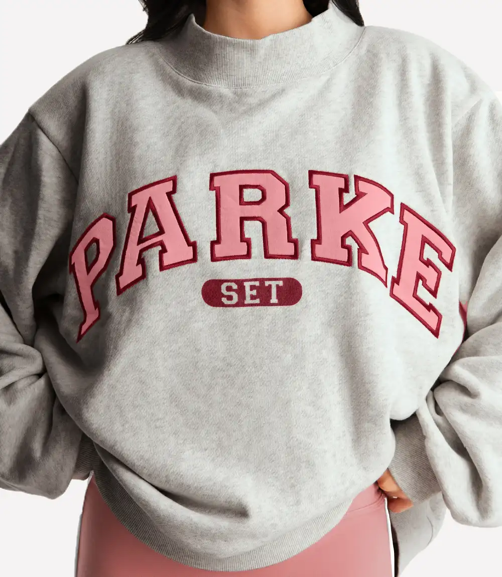 SET x Parke Mockneck Sweatshirt SET Active x Parke Sweatshirt Grey