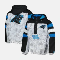Starter Carolina Panthers Gridiron Raglan Hooded Jacket