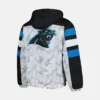 Starter Carolina Panthers Gridiron Raglan Half-Zip Jacket With Hood
