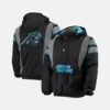 Starter Black Carolina Panthers Gridiron Reflective Jacket