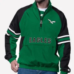 Starter Philadelphia Eagles Vintage Half-Zip Jacket