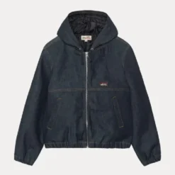 Stussy Insulated Work Blue Jacket Raw Denim