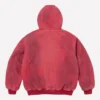 Supreme Hooded Work Jacket Red