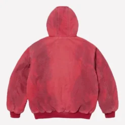 Supreme Hooded Work Jacket Red