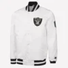 Tom Brady White Raiders Jacket