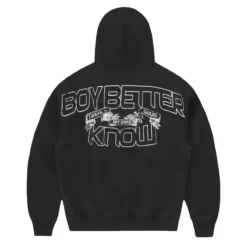 Unisex Corteiz x BBK Royale Black Fleece Hoodie