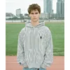 Madhappy Yankees Pinstripe Grey Hoodie