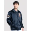 San Diego Padres Cooperstown Navy Full-Snap Coaches Jacket