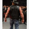 WWE 2025 SummerSlam Brock Lesnar Leather Vest Black