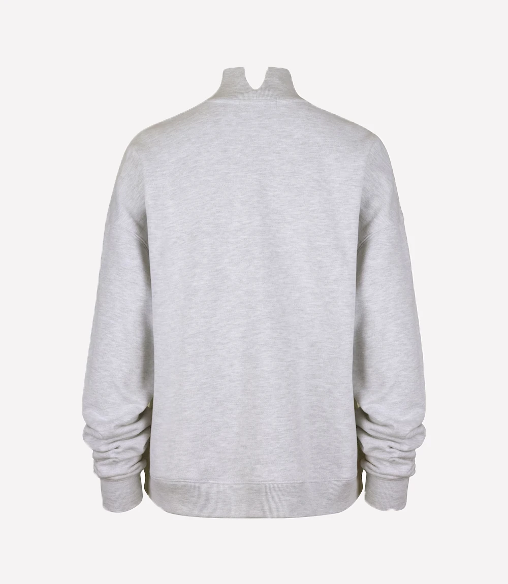 47 Brand Philadelphia Eagles Mock Neck Sweatshirt Philadelphia Eagles Mock Neck Grey Sweatshirt