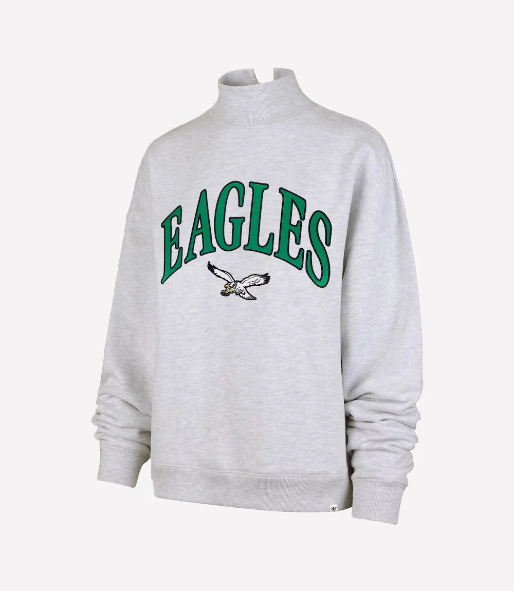 47 Philadelphia Eagles Mock Neck Sweatshirt Philadelphia Eagles Mock Neck Sweatshirt