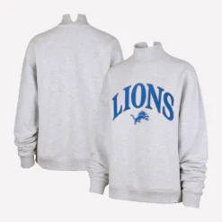 Detroit Lions Mock Neck Sweatshirt
