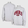 San Francisco 49ers Mock Neck Sweatshirt