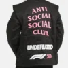 Men ASSC X UNDFTD X F1 Black Jacket
