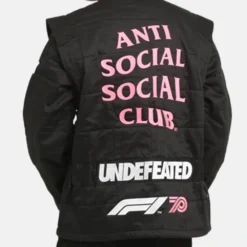 Men ASSC X UNDFTD X F1 Black Jacket