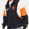 Abercrombie Chicago Bears Half-Zip Fleece Sweatshirt