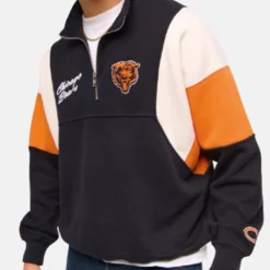 Abercrombie Chicago Bears Half-Zip Fleece Sweatshirt