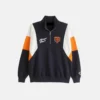 Abercrombie Chicago Bears Black Half-Zip Sweatshirt