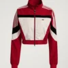 Womens Adidas Blocking Track Jacket Red