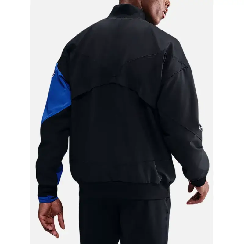 Chelsea Nike Third Anthem Nike & FC Logo Black Stand-UP Zipper Bomber Jacket