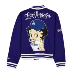 Dodgers Bella Dona Betty Boop Varsity Jacket
