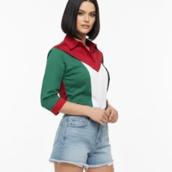 Esther Ouwehand Flag Blouse Shirt Ps