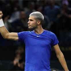 Carlos Alcaraz Europe Laver Cup 2025 Shirt Blue