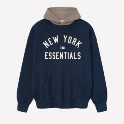 Fear Of God Essentials Yankees Navy Hoodie