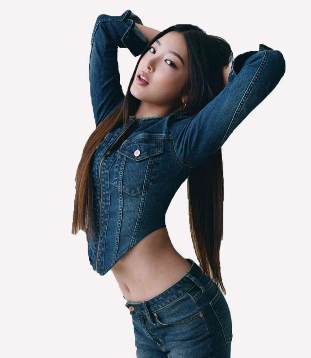 GAP x Katseye Blue Denim Jacket GAP x Katseye Denim Jacket