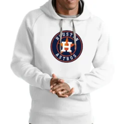 Houston Astros Antigua White Hoodie