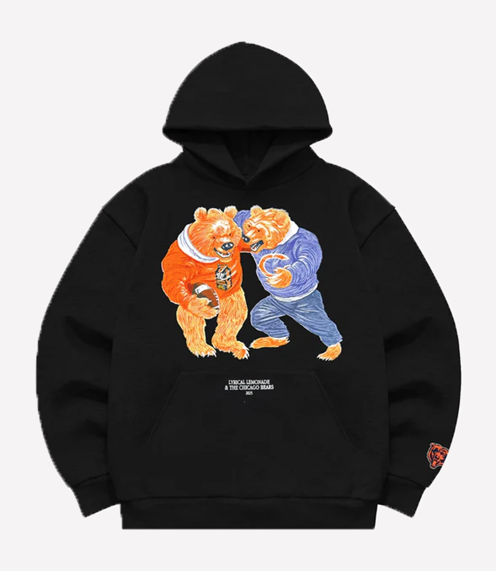 Lyrical Lemonade The Tackle Chicago Bear Hoodie Lyrical Lemonade Tackle Chicago Bear Hoodie