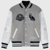 NBA All Star Grey Varsity Jacket