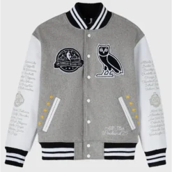 NBA All Star Grey Varsity Jacket