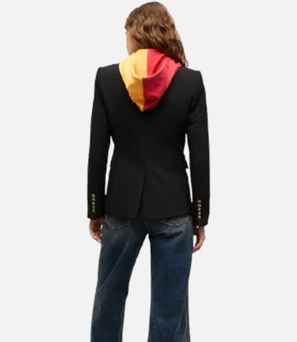 NFL x Veronica Beard Kansas City Chiefs Dickey Jacket NFL x Veronica Beard Kansas City Chiefs Dickey Black Jacket